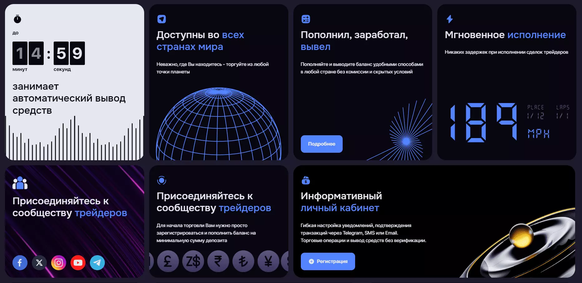 Сайт Aezatrade